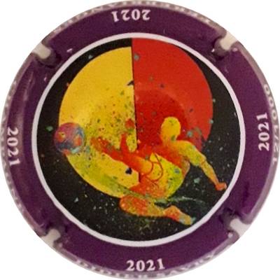N°52a Euro 2021, Contour violet, Tirage 1000 sur contour
Photo Martine PUPIN
