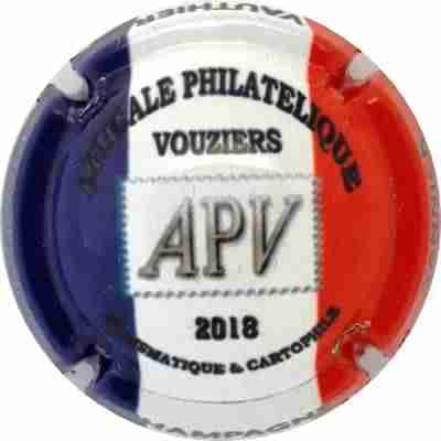 N°02b Amicale philatélique de Vouziers 2018, Bleu, blanc et rouge
Photo Martine PUPIN
