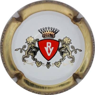 N°01 Initiales dans blason rouge, Fond blanc, contour or
Photo Martine PUPIN
