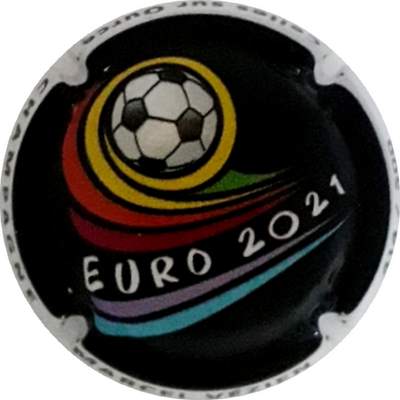 N°200b Euro 2021 Noir, contour blanc
Photo Martine PUPIN
