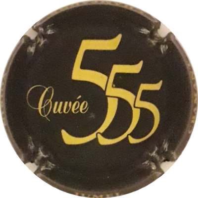 N°06b Cuvée 555, Noir mat et or, lettres pleines
Photo Martine PUPIN
