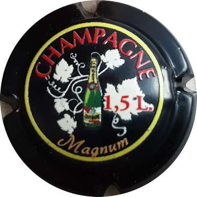 NR Série les flaconnages, fond noir, motif en relief, 1,5 Litres, Magnum
Photo MH Millot
Mots-clés: les flaconnages;les contenants