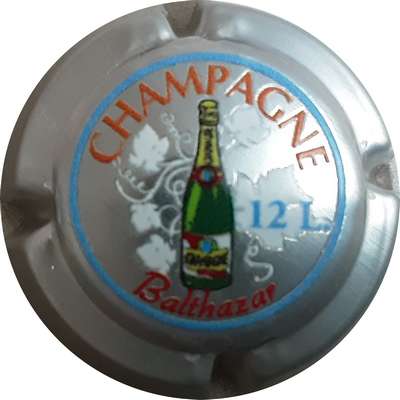 NR Série les flaconnages, fond argent, motif en relief, 12 Litres, Balthazar
Photo MH Millot
Mots-clés: les flaconnages;les contenants