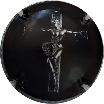 N°28 Recto Croix rock de Johnny Halliday, fond noir et argent, Tirage 600
Photo MH Millot

