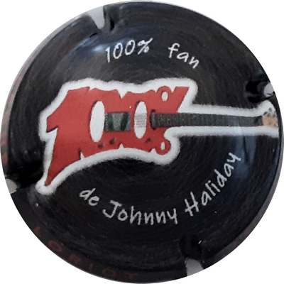 N°18ax-NR Variante 100% fan de Johnny, Haliday avec 1 seul "l"
Photo MH Millot
Mots-clés: NR