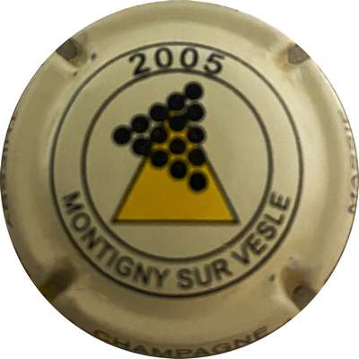 N°06 2005, crème et grappe noire, Montigny sur Vesle
Photo MH Millot
