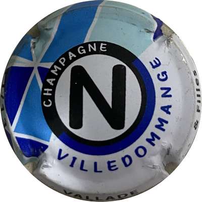 N°12j Puzzle Villedommange, blanc et bleu, 11/13, N
Photo MH Millot

