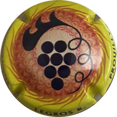 N°14a Série de 6 (grappe), contour jaune
Photo MH Millot
