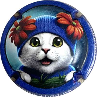 N°15c Série chat 2025, contour bleu foncé
Photo MH Millot
