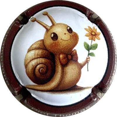 N°NR Série escargot 2026, contour marron
Photo MH Millot
