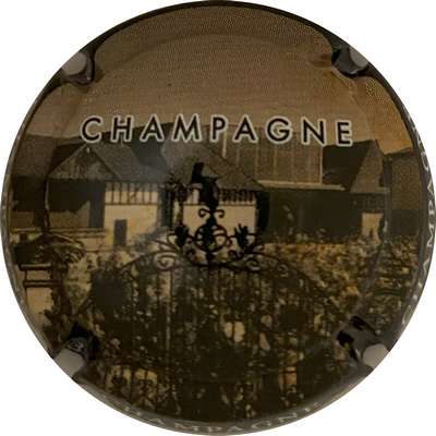 N°30c Le domaine, la nuit, contour noir, 4 fois Champagne sur contour
Photo MH Millot
