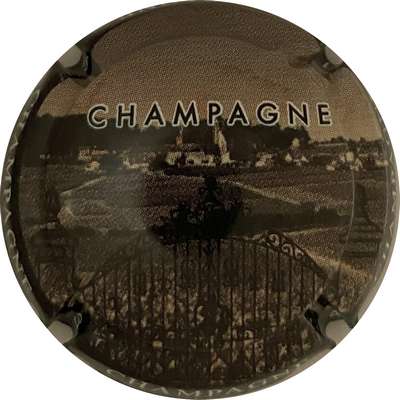 N°30a Le village de nuit, contour noir, 4 fois Champagne sur contour
Photo MH Millot
