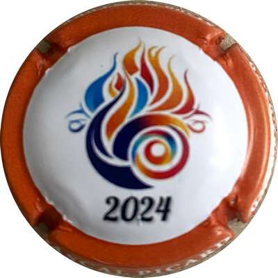 N°09 Série Jeux Olympiques 2024, contour orange
Photo MH Millot
