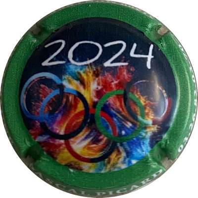 N°09b Série Jeux Olympiques 2024, contour vert
Photo MH Millot
