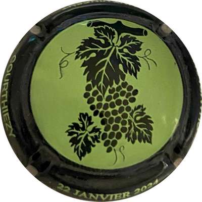 N°02e Courthiezy, vert, contour noir, 22 janvier 2024
Photo MH Millot
