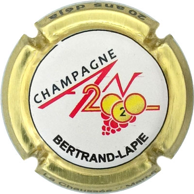N°1112d BERTRAND-LAPIE, contour or
Photo René COSSEMENT
