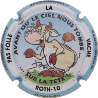N°19j Pas folle la vache 2023, N°XXX-180
Photo René COSSEMENT
