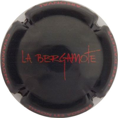 N°050c La bergamote, noir
Photo René COSSEMENT
