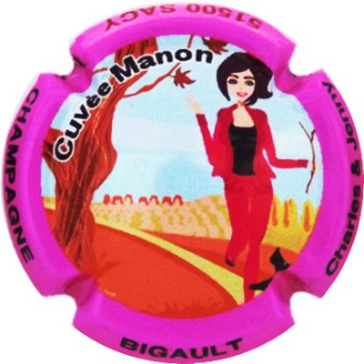 N°03 Cuvée Manon (série de 6) contour rose
Photo René COSSEMENT
