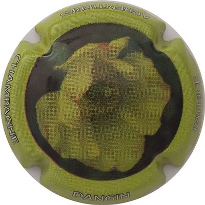 N°19 série de 6, Fleurs, contour vert pâle
Photo René COSSEMENT
