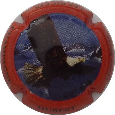 N°06 Série de 6 (Rapaces), contour orange
Photo René COSSEMENT
