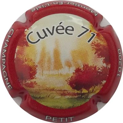 N°25 Cuvée 71, contour rouge
Photo René COSSEMENT
