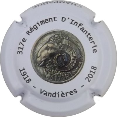 N°14c  Ecusson 317 ème régiment d'infanterie
Photo René COSSEMENT
