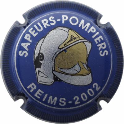 _2002, Sapeurs Pompiers, REIMS 2002, bleu, argent et or, striée noir
Photo FVQ
Mots-clés: NR