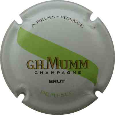 N°162b Blanc-mat, barre vert-pâle, brut, demi-sec
Photo FVQ
